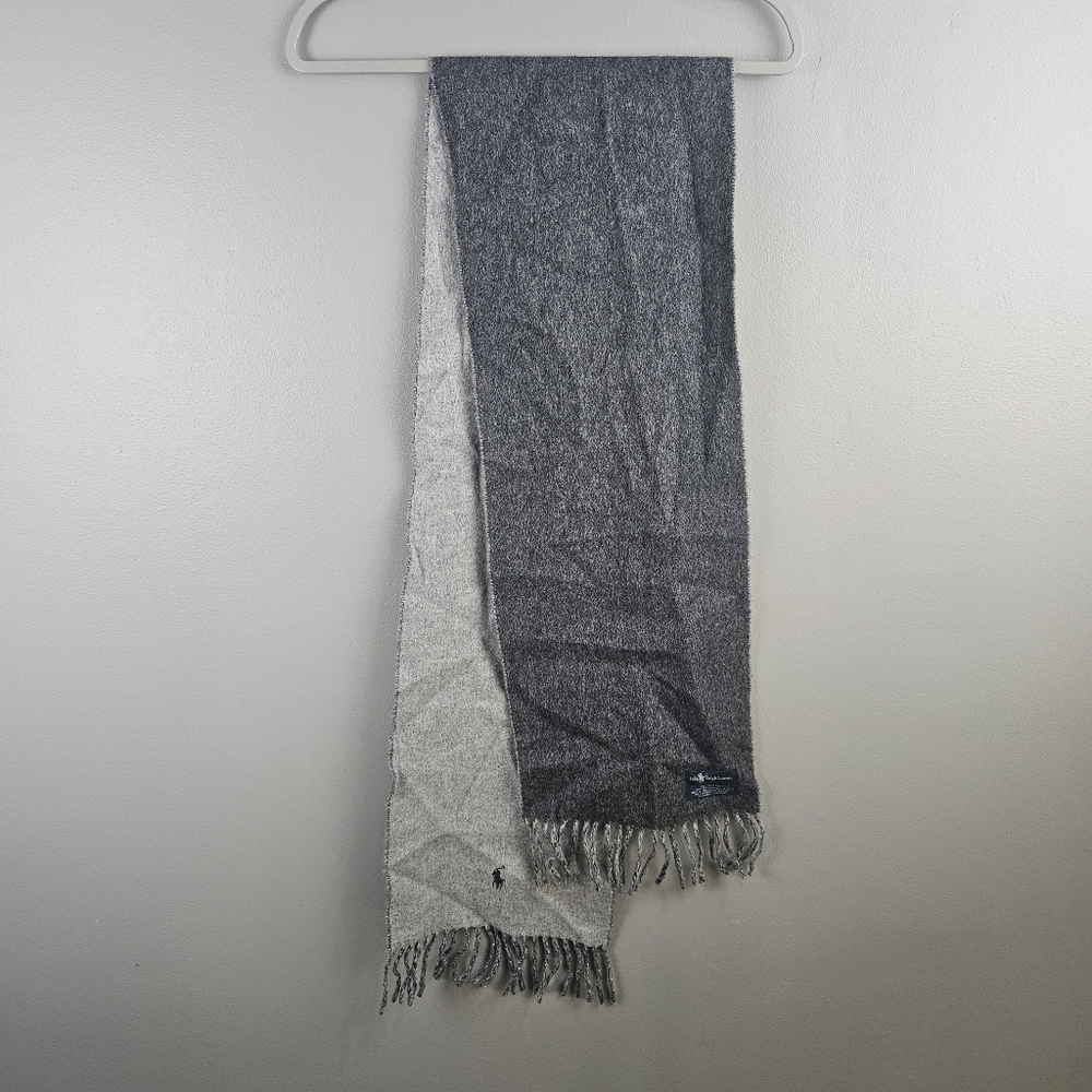 Polo‎ Ralph Lauren Lambs Wool Grey Scarf